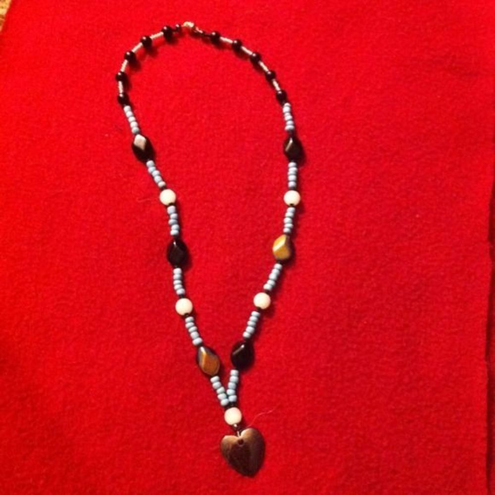 HAND CRAFTED HEART pendant necklace